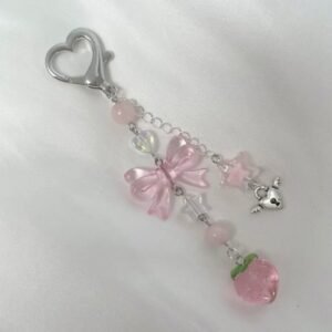 Pink Bow Charm